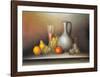 Still Life and Glass-C^ Sorel-Framed Art Print