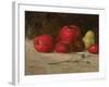 Still Life, Apples and Pears, 1871-Gustave Courbet-Framed Giclee Print