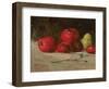 Still Life, Apples and Pears, 1871-Gustave Courbet-Framed Giclee Print