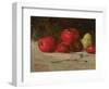 Still Life, Apples and Pears, 1871-Gustave Courbet-Framed Giclee Print