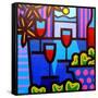 Still Life at Window-John Nolan-Framed Stretched Canvas