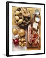 Still Life: Bacon, Onions, Potatoes and Sour Cream-Eising Studio - Food Photo and Video-Framed Photographic Print