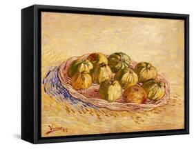 Still Life, Basket of Apples, Autumn 1887-Vincent van Gogh-Framed Stretched Canvas
