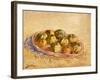 Still Life, Basket of Apples, Autumn 1887-Vincent van Gogh-Framed Giclee Print