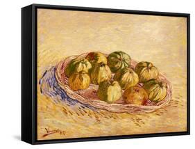 Still Life, Basket of Apples, Autumn 1887-Vincent van Gogh-Framed Stretched Canvas