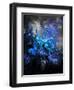 Still Life Blue Flowers-Pol Ledent-Framed Art Print