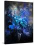 Still Life Blue Flowers-Pol Ledent-Stretched Canvas