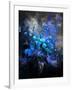 Still Life Blue Flowers-Pol Ledent-Framed Art Print