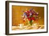 Still Life Bouquet Camomiles Cornflowers Poppies-FOTOALOJA-Framed Art Print