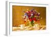 Still Life Bouquet Camomiles Cornflowers Poppies-FOTOALOJA-Framed Art Print