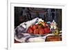 Still Life Bowl of Apples-Paul C?zanne-Framed Premium Giclee Print