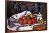 Still Life Bowl of Apples-Paul C?zanne-Framed Art Print