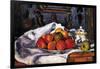 Still Life Bowl of Apples-Paul C?zanne-Framed Art Print