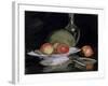 Still Life Bowl of Fruit, Melon and Carafe-George Leslie Hunter-Framed Giclee Print