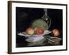 Still Life Bowl of Fruit, Melon and Carafe-George Leslie Hunter-Framed Giclee Print