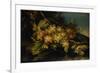 Still Life (Bunch of Yellow Grapes)-Francesco Malagoli-Framed Premium Giclee Print