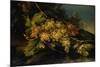 Still Life (Bunch of Yellow Grapes)-Francesco Malagoli-Mounted Art Print