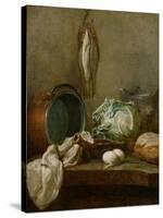 Still Life, C.1731-33-Jean-Baptiste Simeon Chardin-Stretched Canvas
