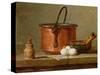 Still Life, C.1732 (Oil on Panel)-Jean-Baptiste Simeon Chardin-Stretched Canvas