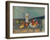 Still Life, C.1890 (Oil on Canvas)-Paul Cezanne-Framed Giclee Print