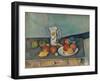 Still Life, C.1890 (Oil on Canvas)-Paul Cezanne-Framed Giclee Print