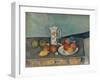 Still Life, C.1890 (Oil on Canvas)-Paul Cezanne-Framed Giclee Print