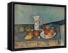 Still Life, C.1890 (Oil on Canvas)-Paul Cezanne-Framed Stretched Canvas