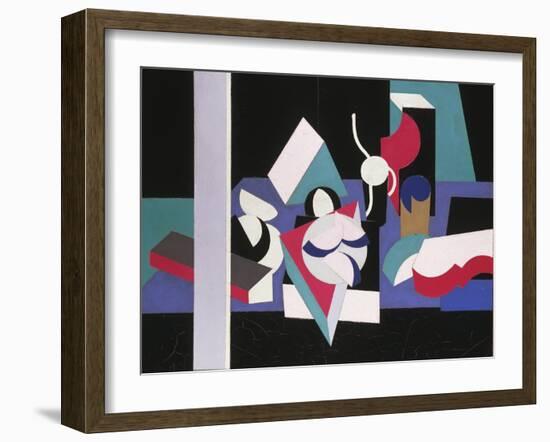 Still Life, C.1921 (Oil on Canvas)-Patrick Henry Bruce-Framed Giclee Print