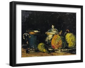 Still Life, circa 1865-Paul Cézanne-Framed Giclee Print