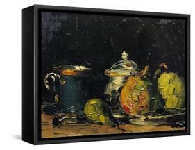 Still Life, circa 1865-Paul Cézanne-Framed Stretched Canvas