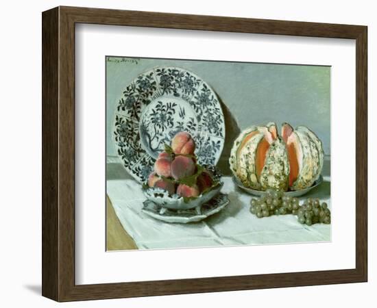 Still Life, circa 1876-Claude Monet-Framed Giclee Print