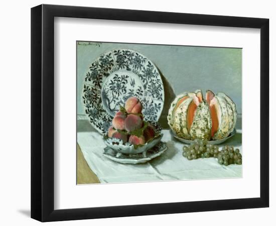 Still Life, circa 1876-Claude Monet-Framed Giclee Print