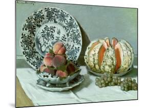 Still Life, circa 1876-Claude Monet-Mounted Giclee Print