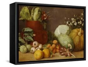 Still Life, circa 1884-1890-Felipe Gutierrez-Framed Stretched Canvas