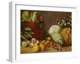 Still Life, circa 1884-1890-Felipe Gutierrez-Framed Giclee Print