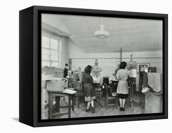 Still Life Class, Saint Martins School of Art, London, 1939-null-Framed Stretched Canvas