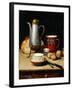 Still Life: Coffee and Potatoes, 1897-Albert Anker-Framed Giclee Print