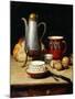 Still Life: Coffee and Potatoes, 1897-Albert Anker-Mounted Giclee Print