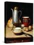 Still Life: Coffee and Potatoes, 1897-Albert Anker-Stretched Canvas