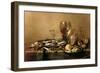 Still life composed of oysters, lemon, glass and gold tableware, 1632 (painting)-Willem Claesz Heda-Framed Giclee Print