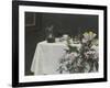 Still Life: Corner of a Table, 1873-Ignace Henri Jean Fantin-Latour-Framed Giclee Print