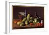 Still Life: Cucumbers, Tomatoes and Containers. Painting by Luis Melendez (1716 - 1780), 18Th Centu-Luis Egidio Menendez or Melendez-Framed Giclee Print