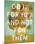 Still Life - Do It!-Eccentric Accents-Mounted Giclee Print