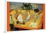 Still Life Drawing Board Pipe Onions and Sealing-Wax-Vincent van Gogh-Framed Art Print