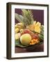 Still Life: Exotic Fruit in Wooden Bowl (Detail)-Foodcollection-Framed Photographic Print