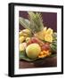 Still Life: Exotic Fruit in Wooden Bowl (Detail)-Foodcollection-Framed Photographic Print