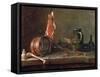 Still Life: Feast Day Menu, 1731-Jean-Baptiste Simeon Chardin-Framed Stretched Canvas