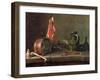 Still Life: Feast Day Menu, 1731-Jean-Baptiste Simeon Chardin-Framed Giclee Print