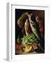 Still Life: Fish, Vegetables and Mushrooms-Francesco Malacrea-Framed Giclee Print