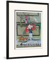Still Life, Flowers and Fruit-Henri Matisse-Framed Art Print